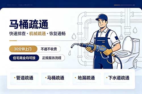 开封马桶疏通